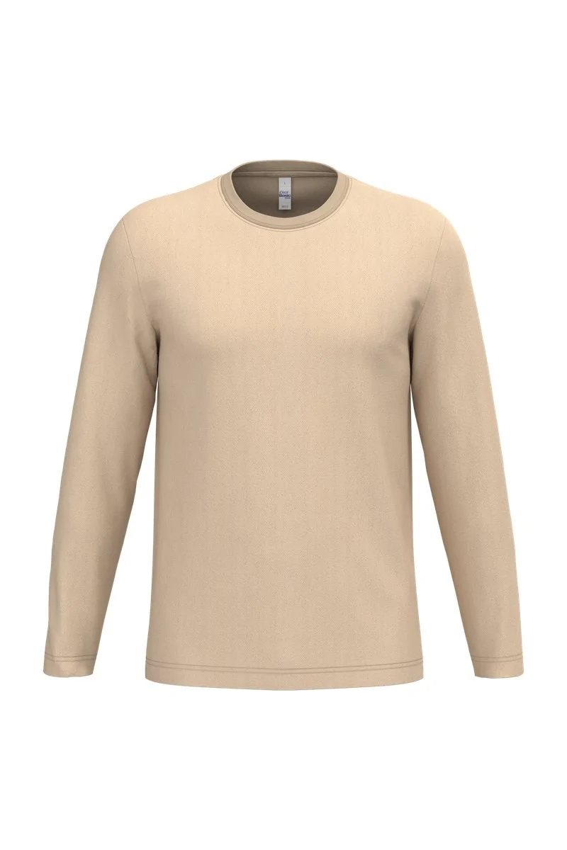 iDeal Basic Brand IB313 T-shirt Lange Mouwen – Ideal Sand