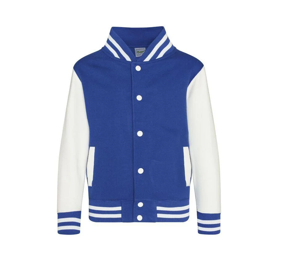 AWDIS JH043J Kinder Basketbal Sweater – Royal Blue / White
