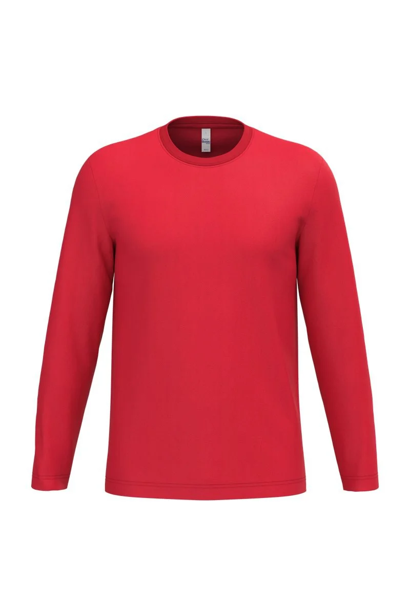 iDeal Basic Brand IB313 T-shirt Lange Mouwen – Ideal Red