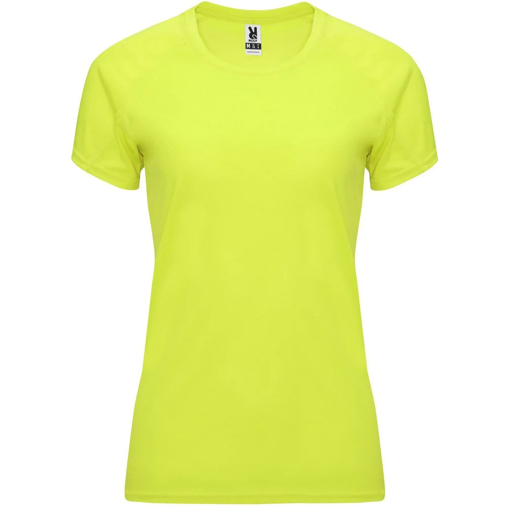 Roly CA0408 Sport Raglan T-shirt Dames – Gele fluor