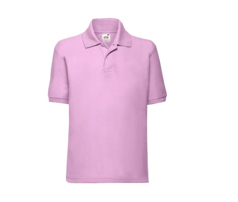Fruit of the Loom SC3417 Kinderpolo – Light Pink