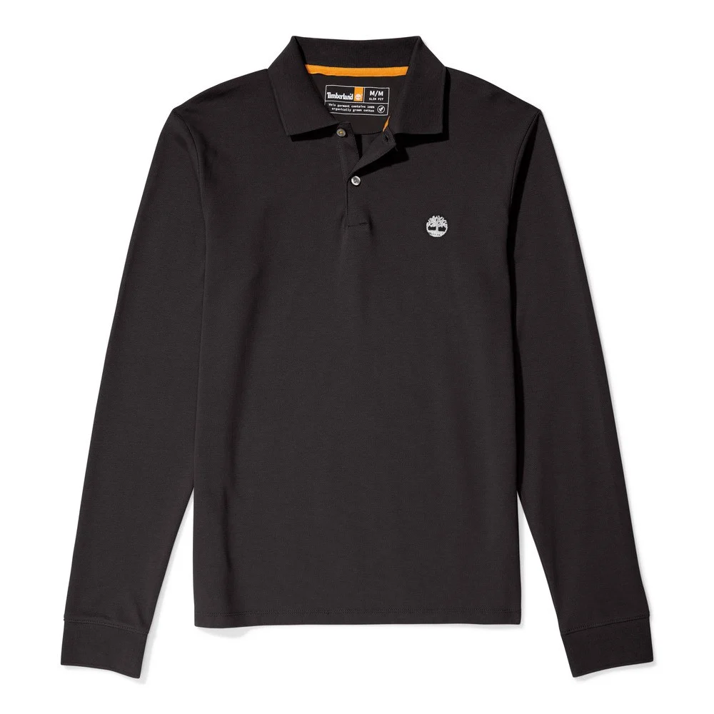Timberland TB0A5UD Biologisch Polo Lange Mouwen – Zwart
