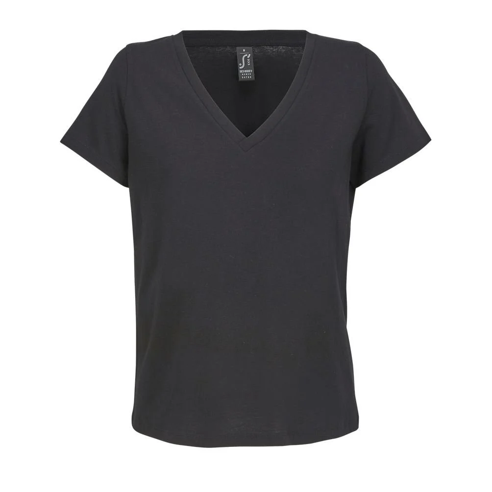 SOL'S 04766 Regent T-shirt V-hals Dames – Diepzwart