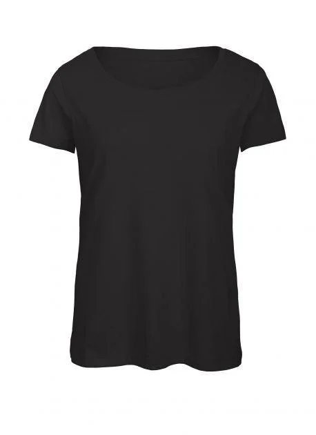 B&C BC056 TW056 Tri-Blend T-shirt Dames – Black