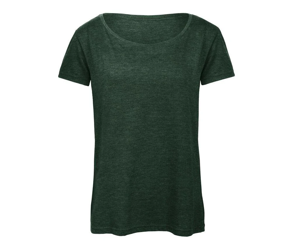 B&C BC056 TW056 Tri-Blend T-shirt Dames – Heather Forest