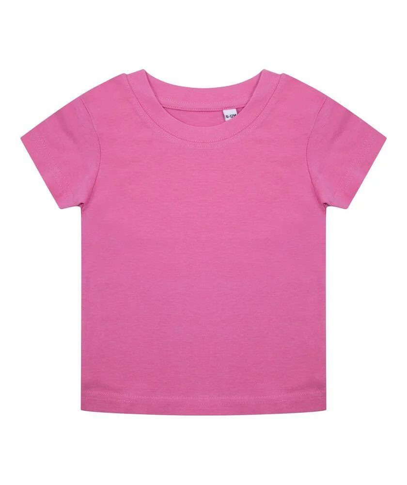 Larkwood LW620 Biologisch Baby T-shirt – Bright Pink