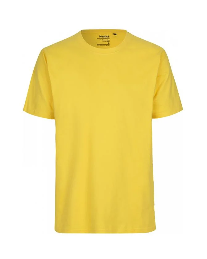 Neutral O61001 Getailleerd T-shirt Heren – Yellow