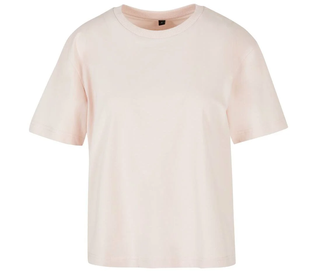 Build Your Brand BY211 Basic T-shirt Dames – Pink