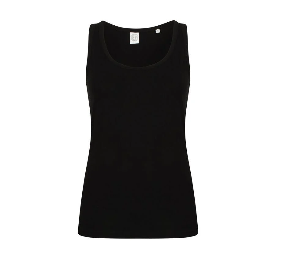 Skinnifit SK123 Stretch Tanktop Dames – Black