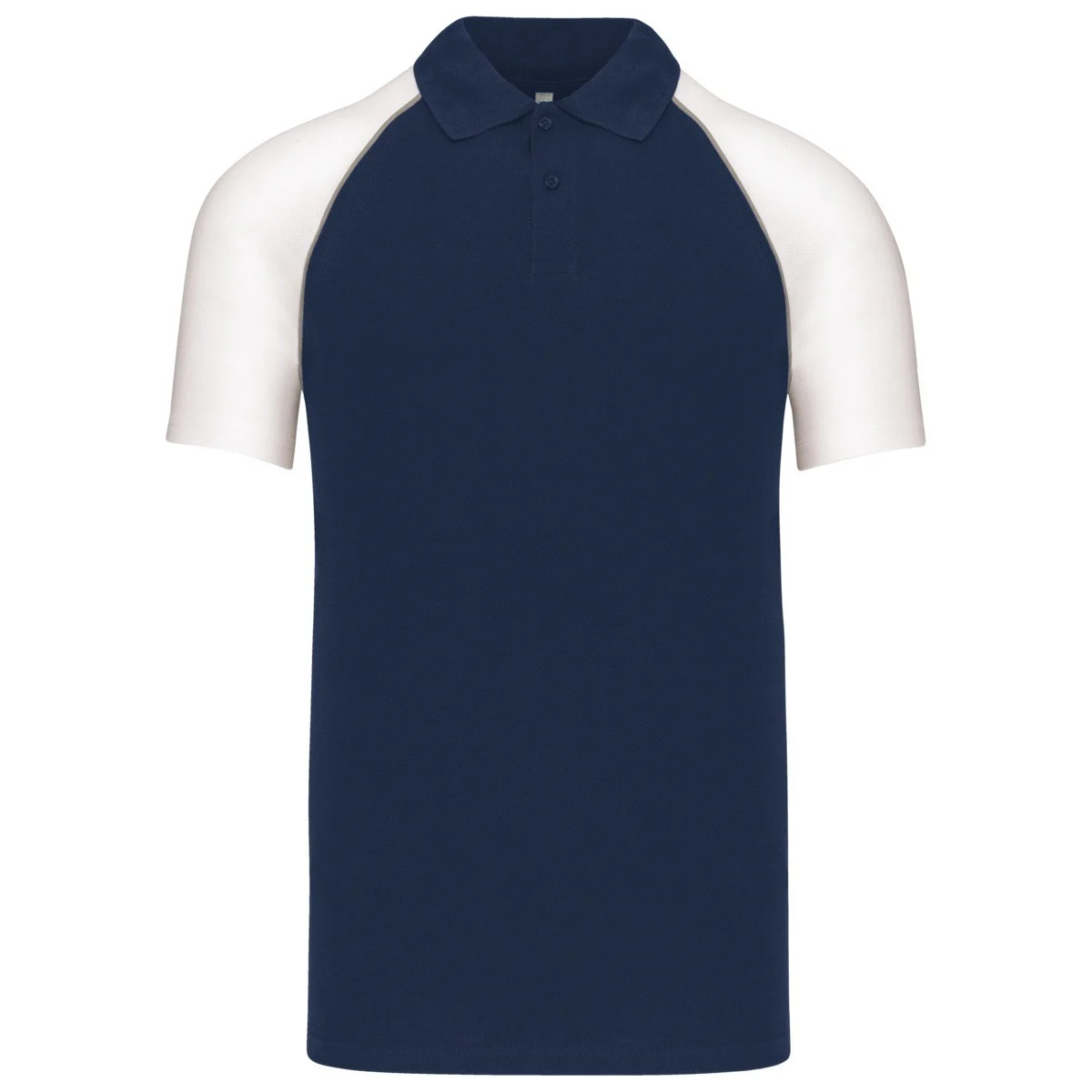 Kariban K226 Tweekleurig Polo – Marine/Wit