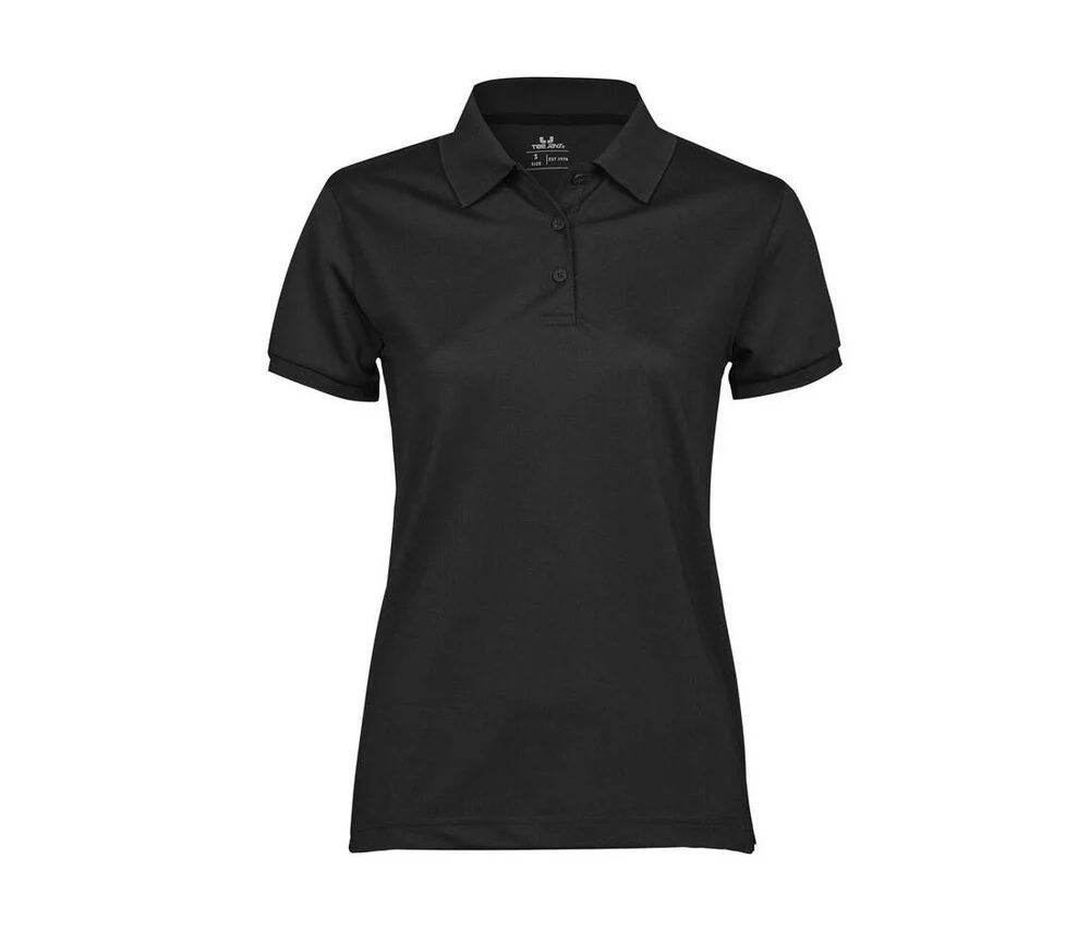 Tee Jays TJ7001 Gerecycled Polyester Polo Dames – Black