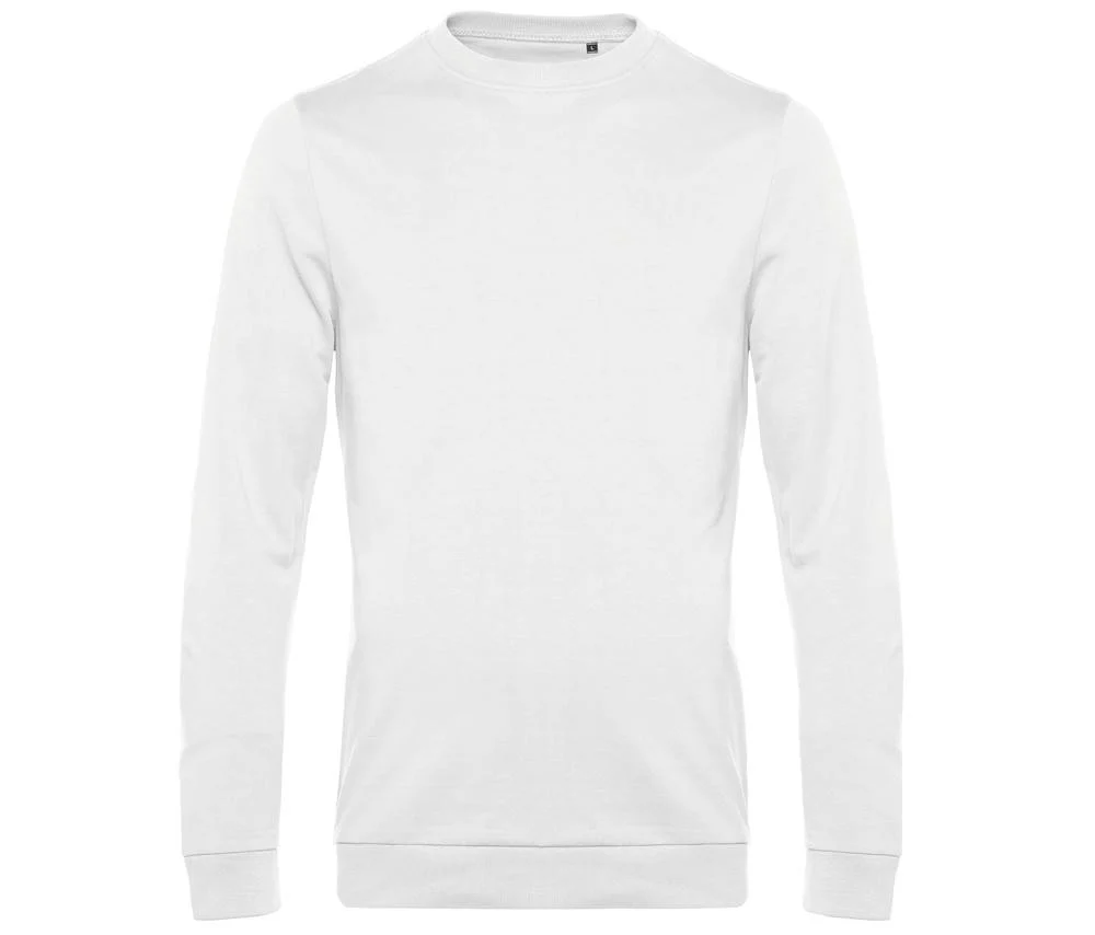 B&C BCU01W Sweater – White
