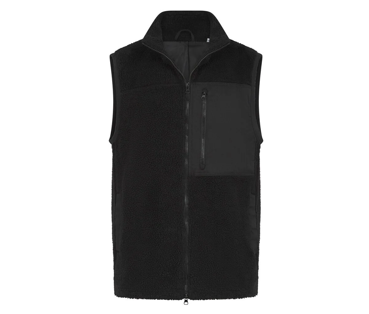 Front Row FR855 Gerecyclede Sherpa Fleece Bodywarmer – Black