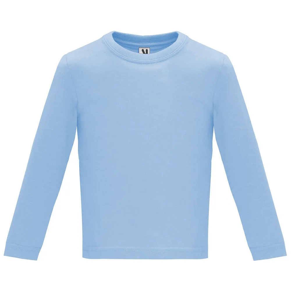 Roly CA7203 Baby T-shirt Lange Mouwen – Hemelsblauw