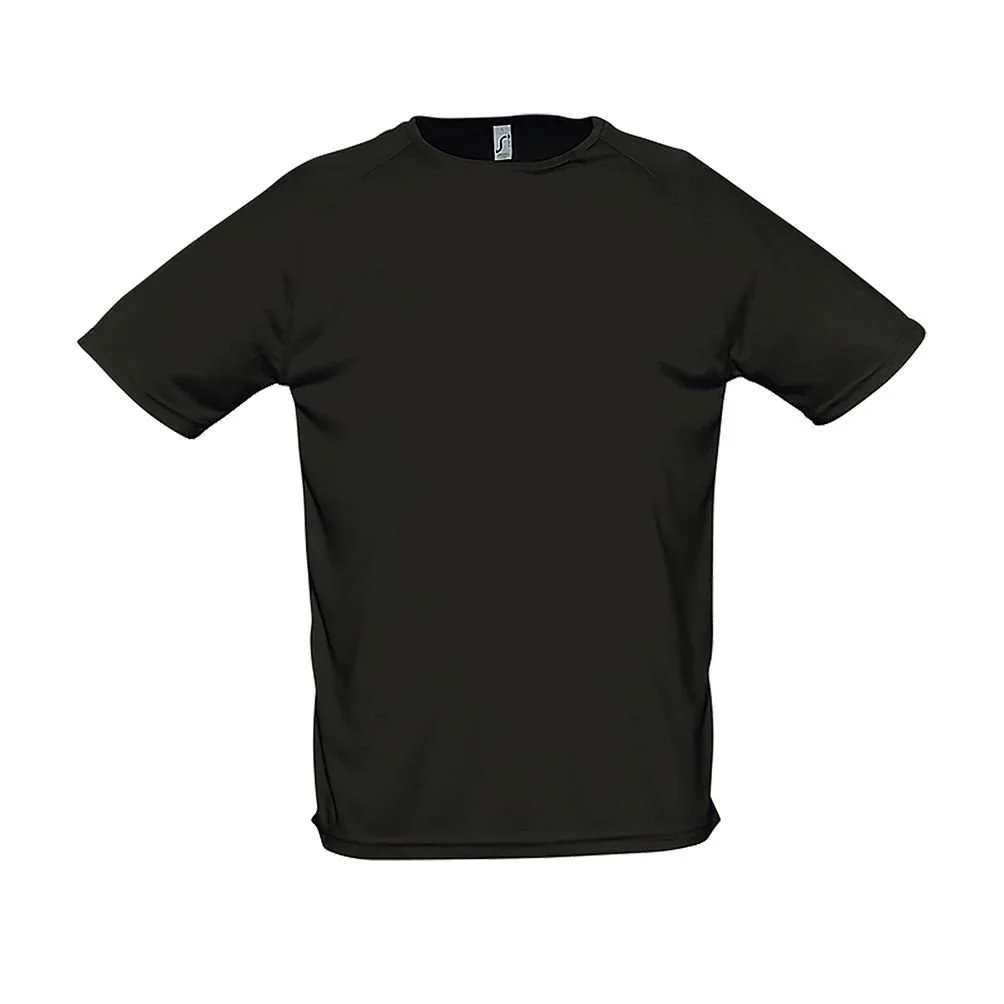 SOL'S 11939 Sport Raglan T-shirt – Zwart
