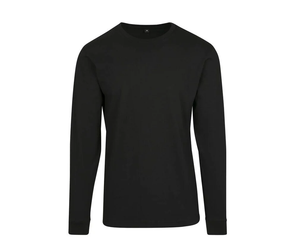 Build Your Brand BY091 T-shirt Lange Mouwen Heren – Zwart