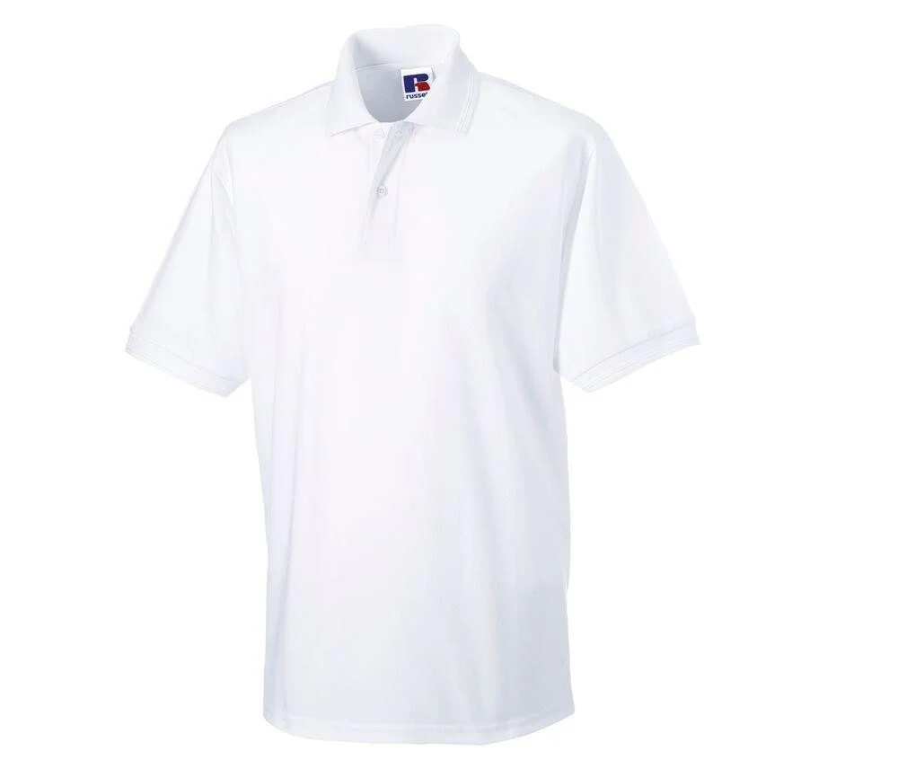 Russell JZ599 Duurzame Polykatoen Polo – White