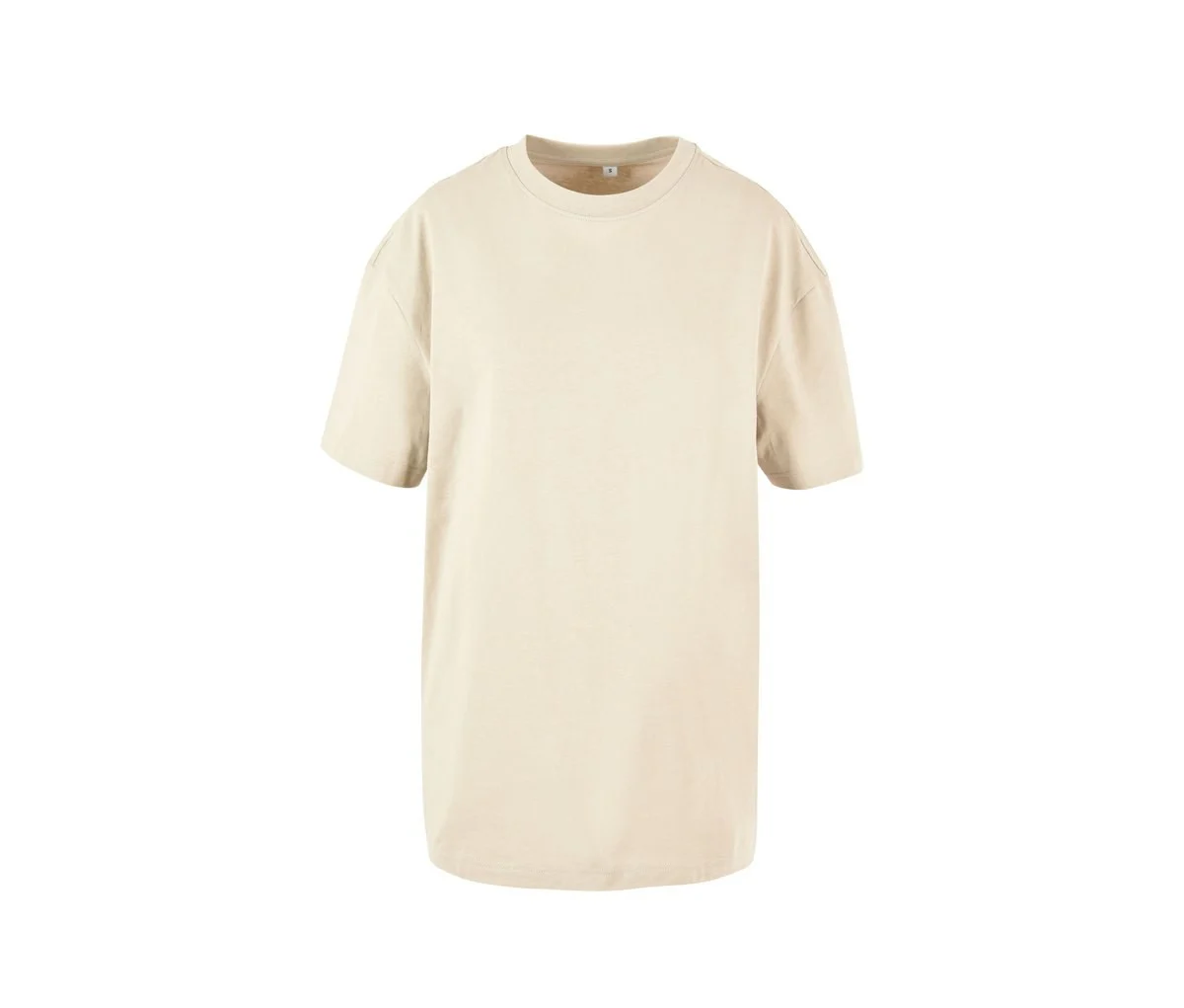Build Your Brand BY149 Oversized Boyfriend T-shirt Dames – White Sand