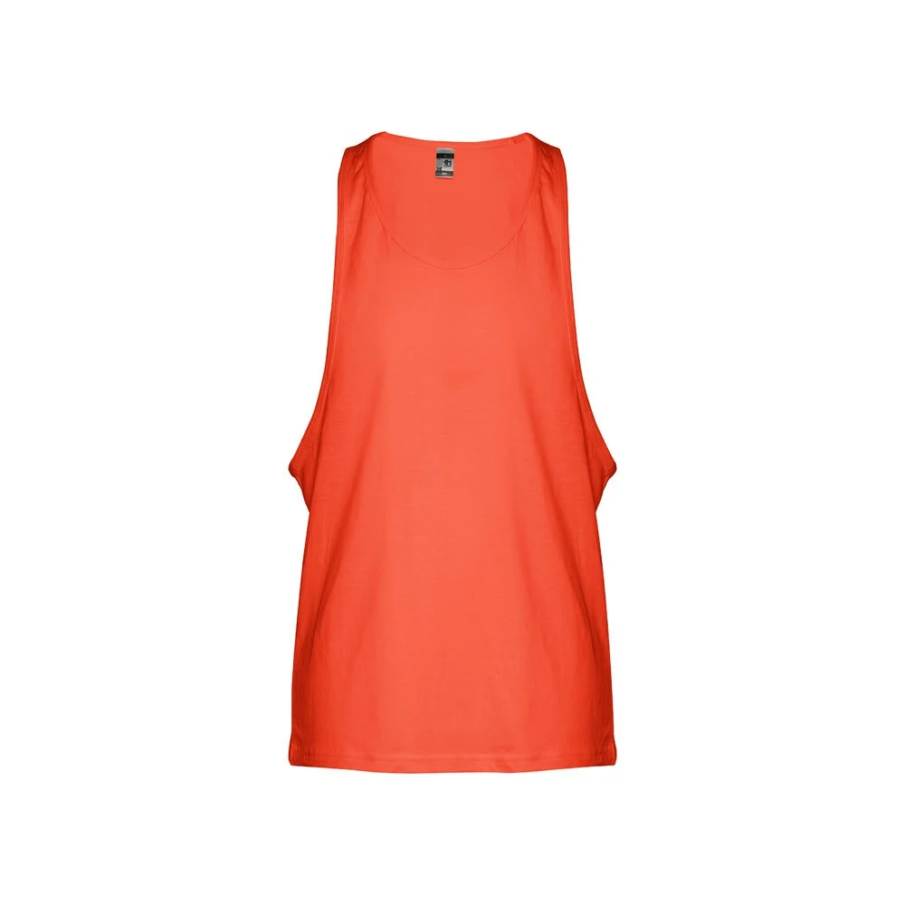 TH Clothes 30122 Tanktop Heren – Koraal oranje