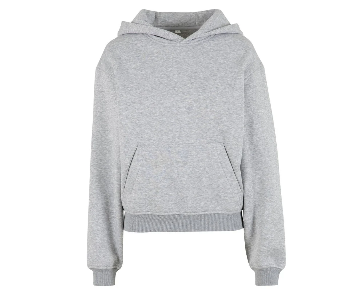 Build Your Brand BY444 Oversized Hoodie Dames – Heather Grey