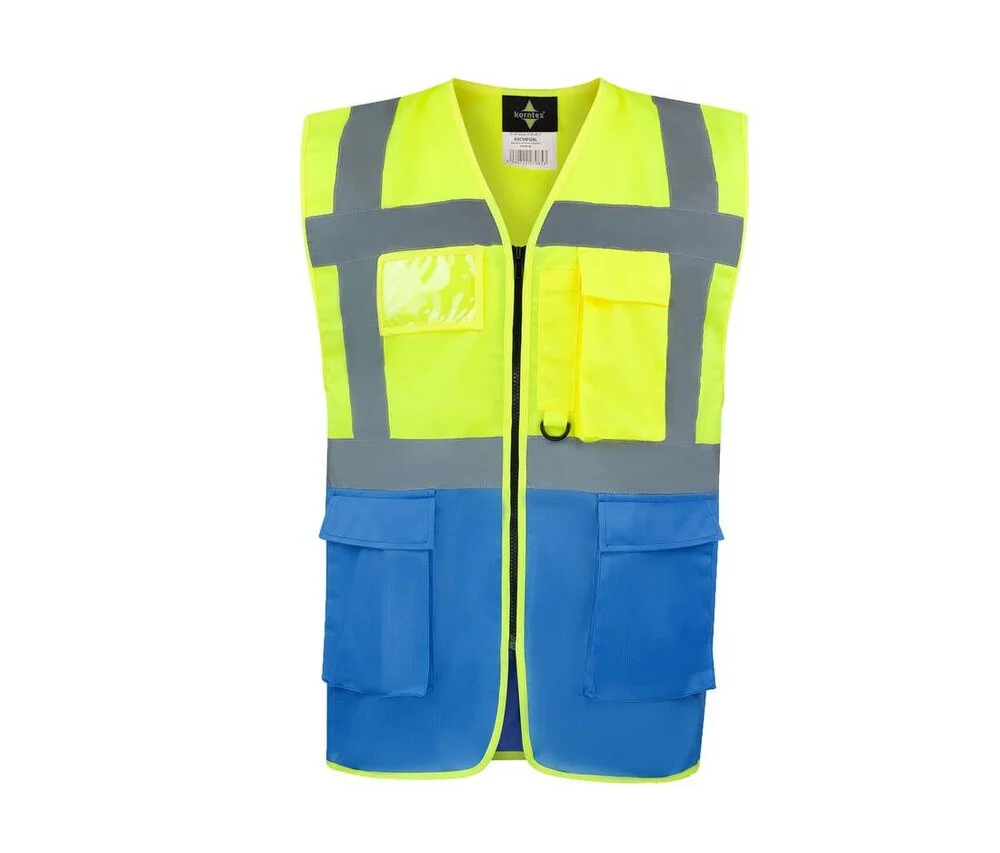 Korntex KX226 Hamburg Veiligheidshesje – Yellow/Blue