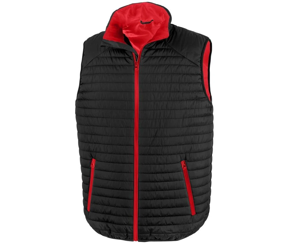 Result RS239 Thermoquilt Gewatteerde Bodywarmer – Black / Red