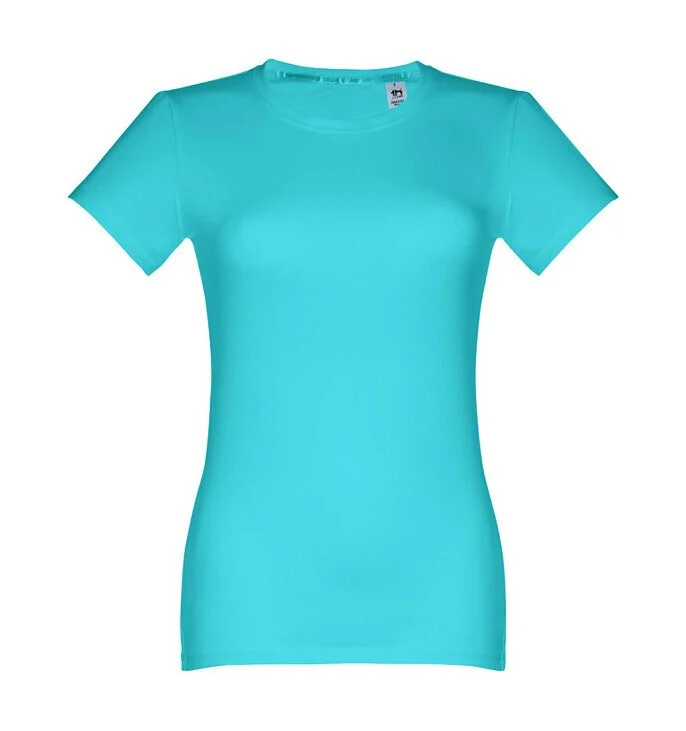 TH Clothes 30114 T-shirt Dames – Turquoise blauw