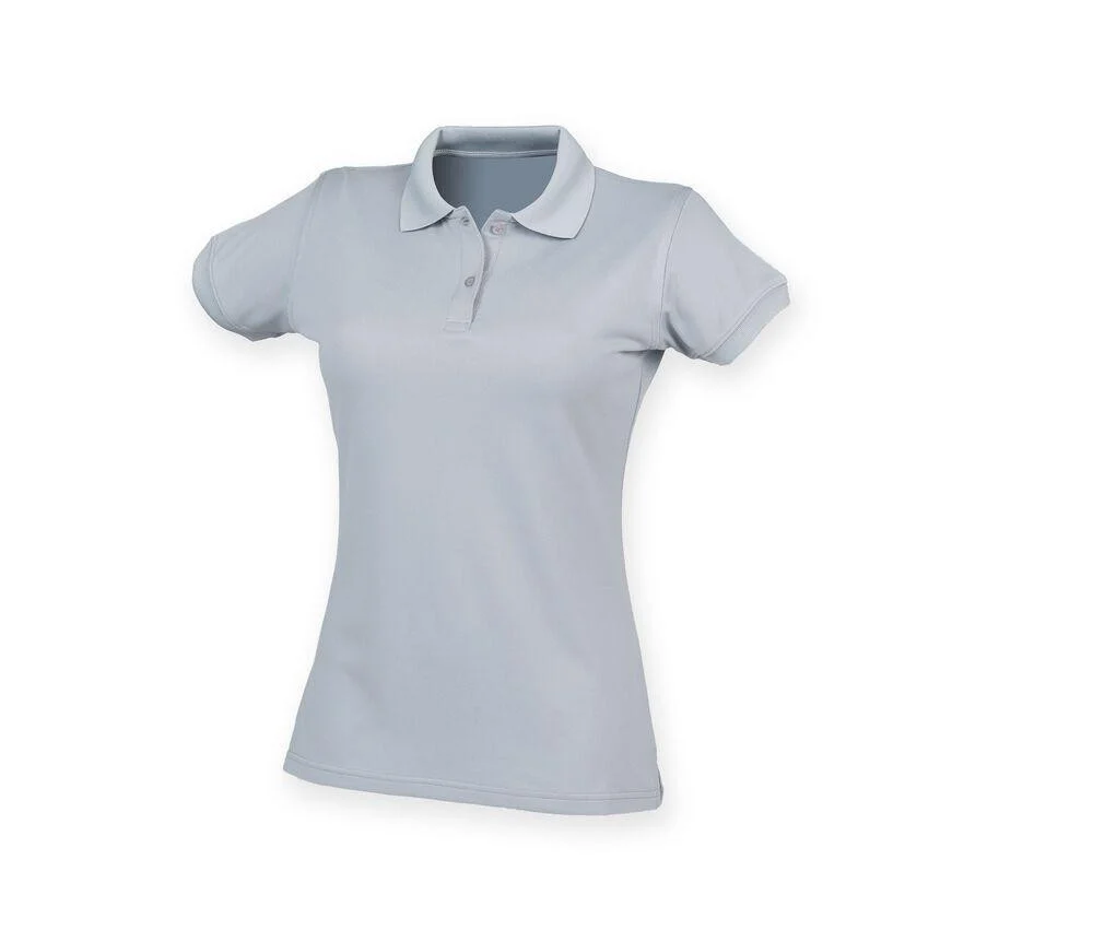 Henbury HY476 Ademende Coolplus® Polo Dames – Silver