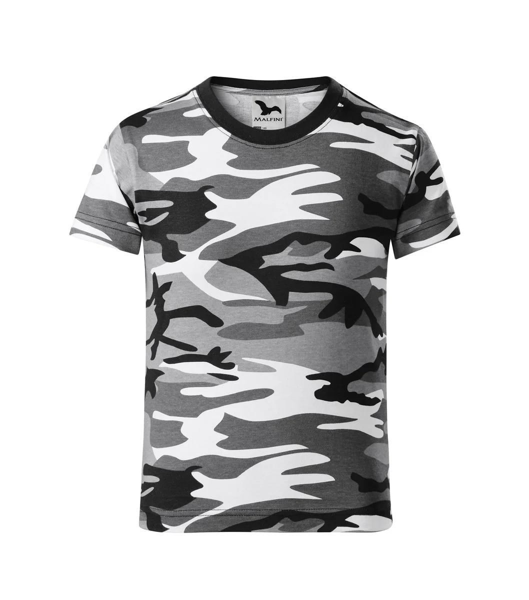 Malfini 149 T-shirt Kinderen – camouflagegrijs