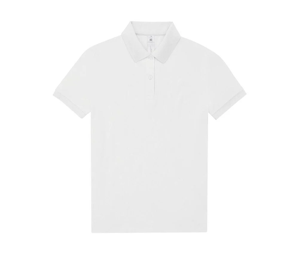 B&C BCW461 Fijne Piqué Polo Dames – White