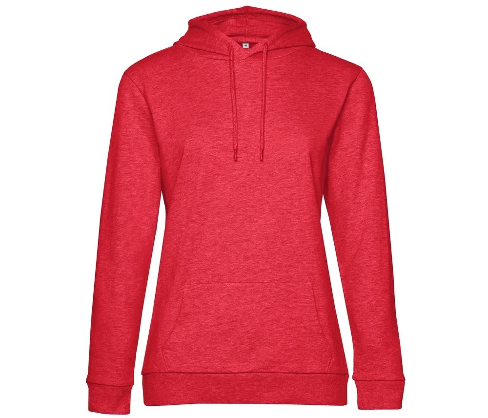 B&C BCW04W Hoodie Dames – Heather Red