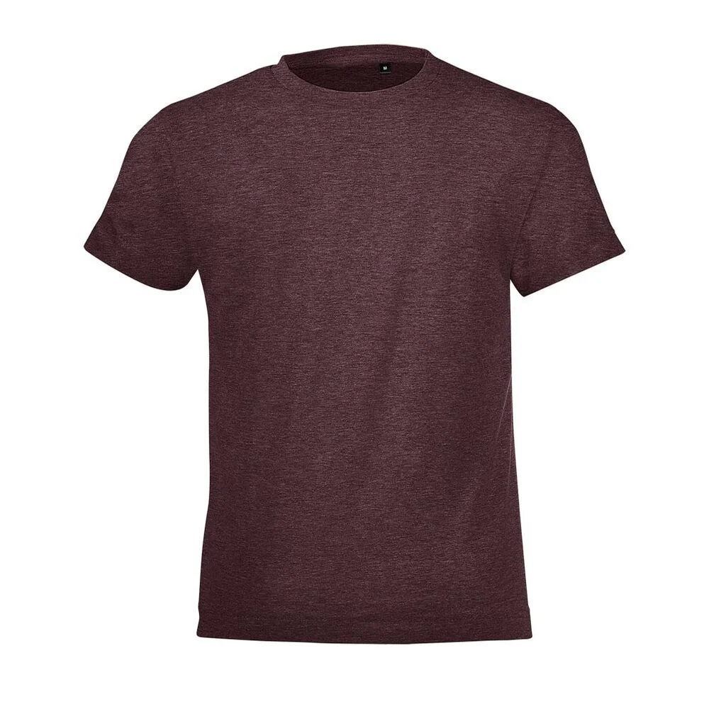 SOL'S 01183 Regent T-shirt Kinderen – Heide ossenbloed