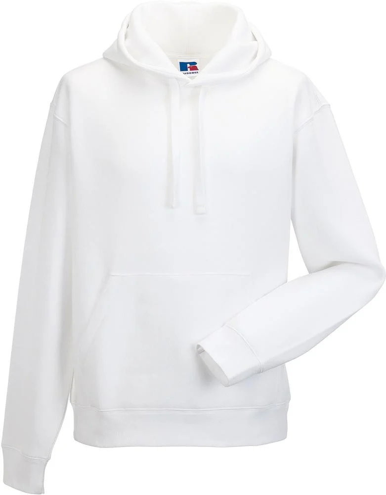 Russell RU265M Hooded Sweatshirt – White