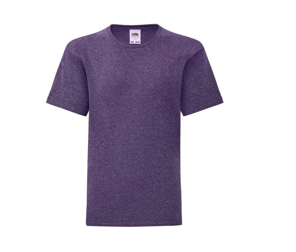Fruit of the Loom SC6123 Kinder T-shirt – Heather Purple
