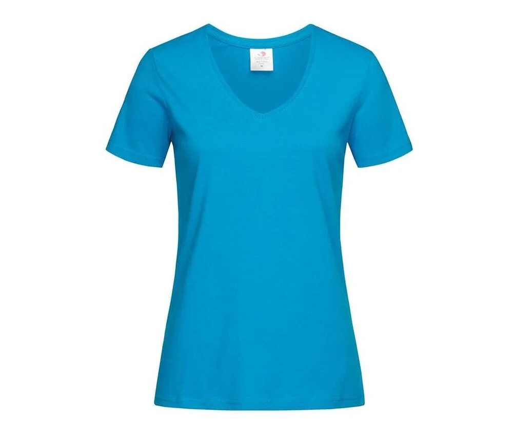 Stedman ST2700 T-shirt V-hals – Oceaanblauw