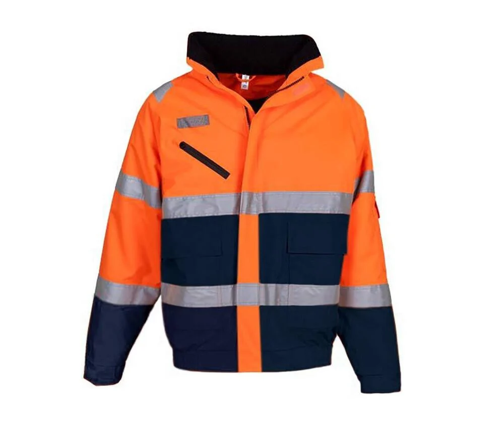 Yoko YK209 Fontaine Flight Jas Hoge Zichtbaarheid – Hi Vis Orange/Navy