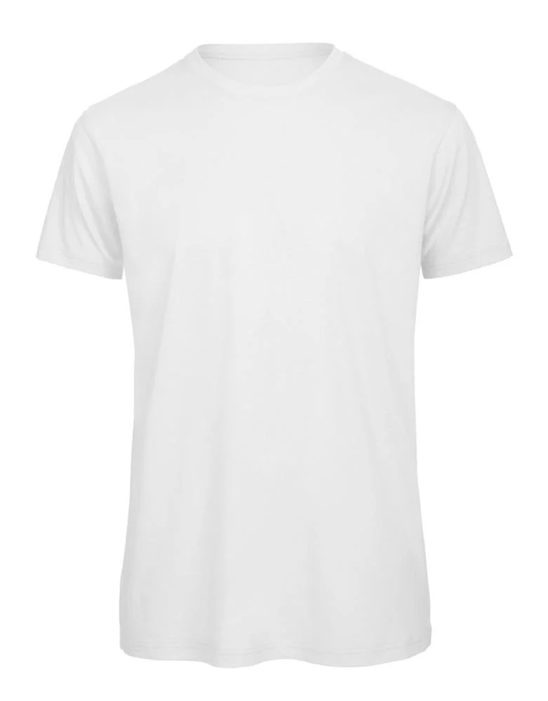 B&C BC042 TM042 T-shirt Heren – White