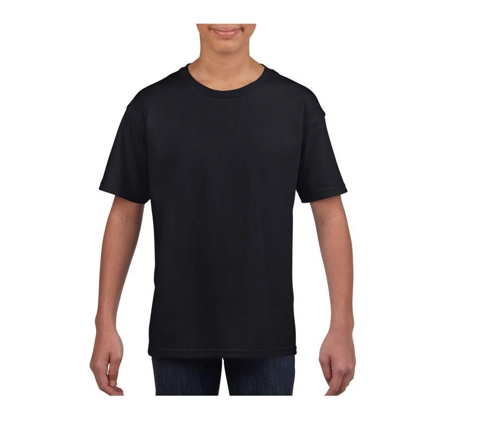 Gildan GN649 Softstyle Kinder T-shirt – Black