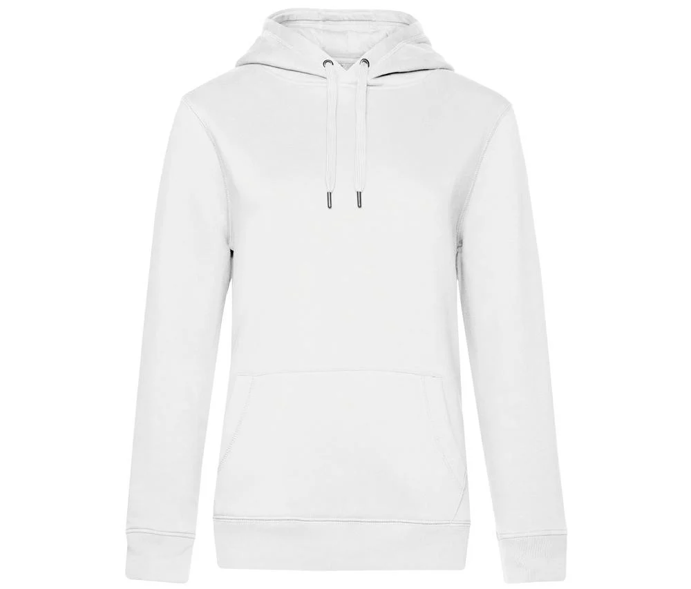 B&C BCW02Q Hoodie Queen – White
