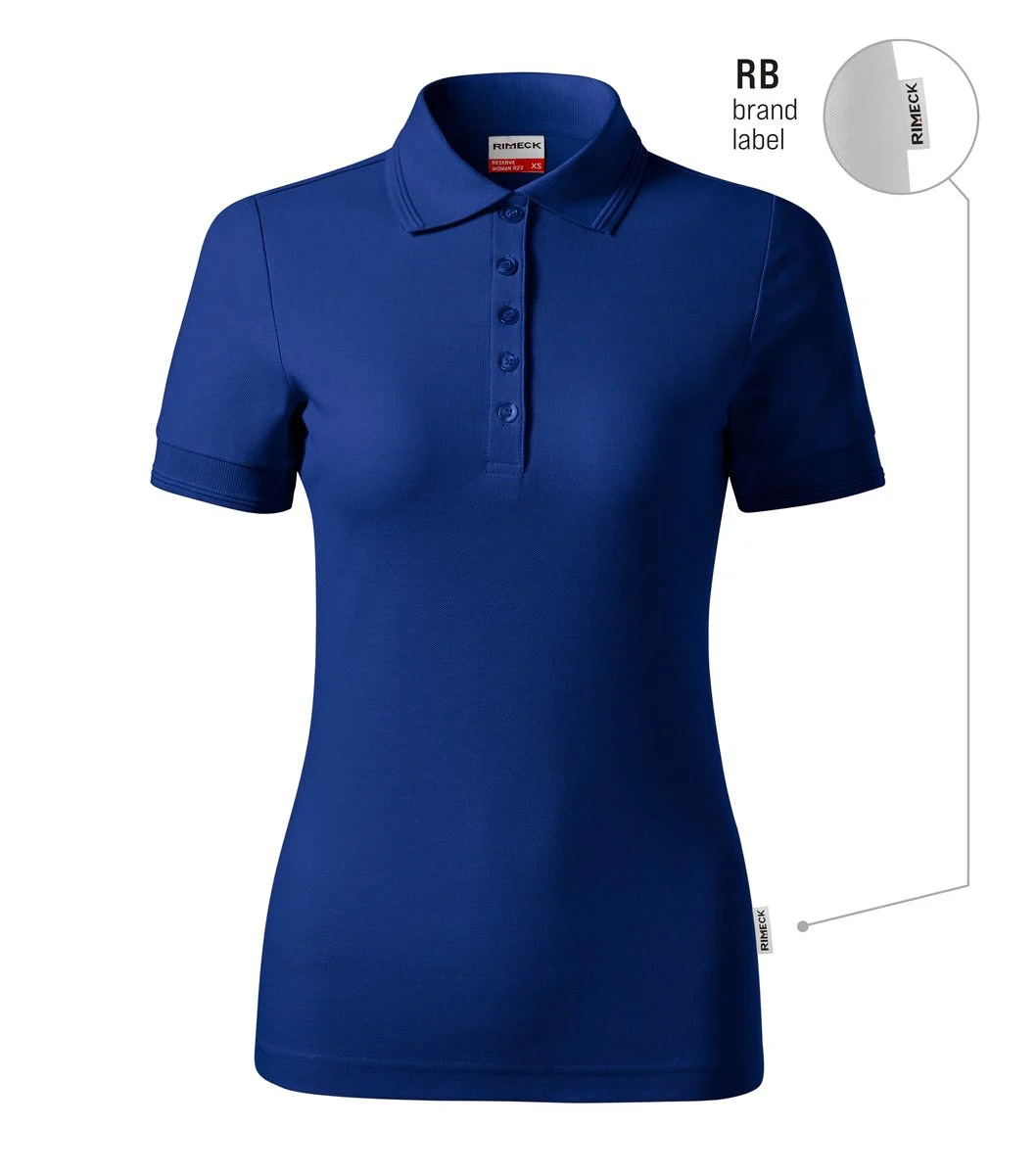 Rimeck R23 Reserve Polo Dames – koningsblauw 05 (merklabel)
