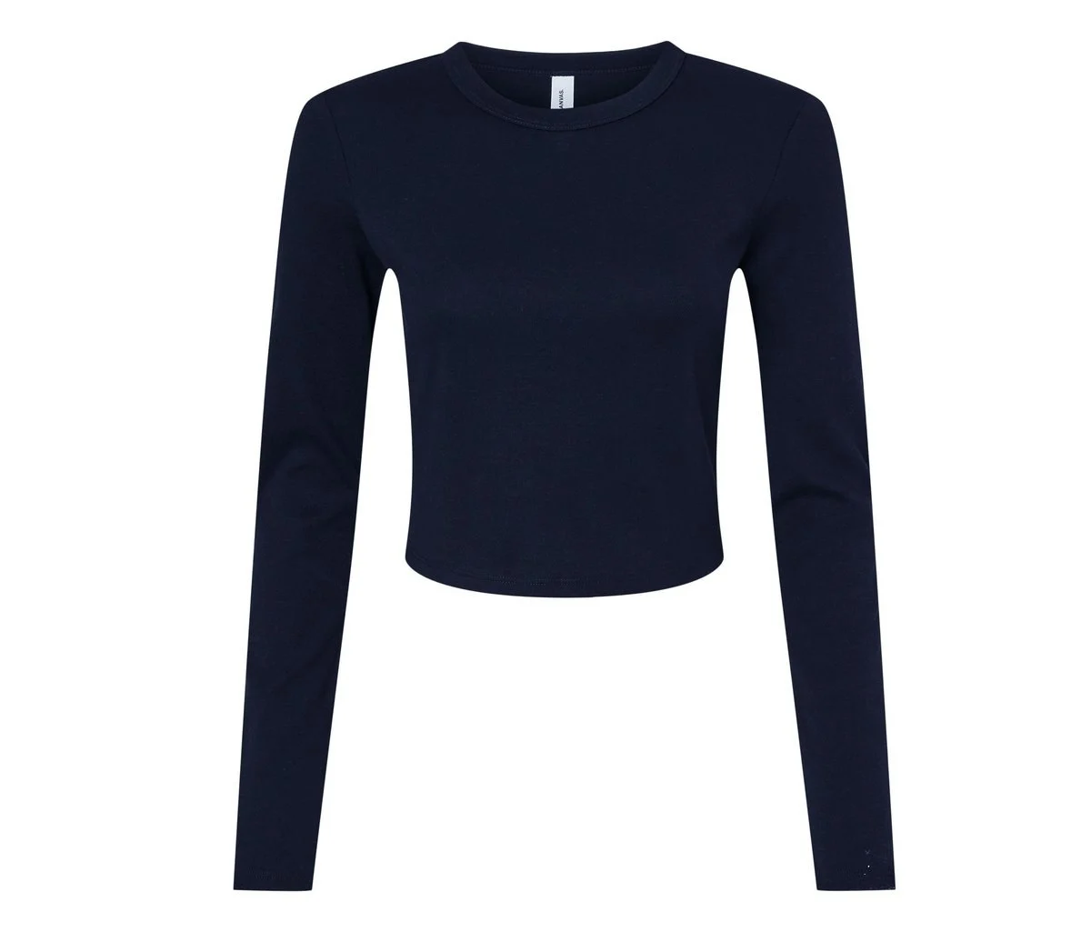 Bella+Canvas BE1501 T-shirt Lange Mouwen Dames – Solid Navy Blend