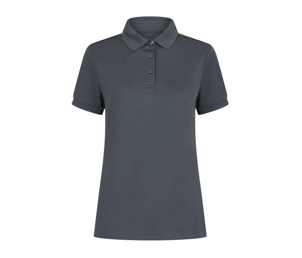 Henbury HY466 Gerecycled Polyester Polo Dames – Charcoal