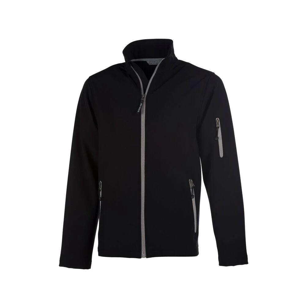Pen Duick PK767 Atlantic Softshell Jas Kinderen – Black/Silver