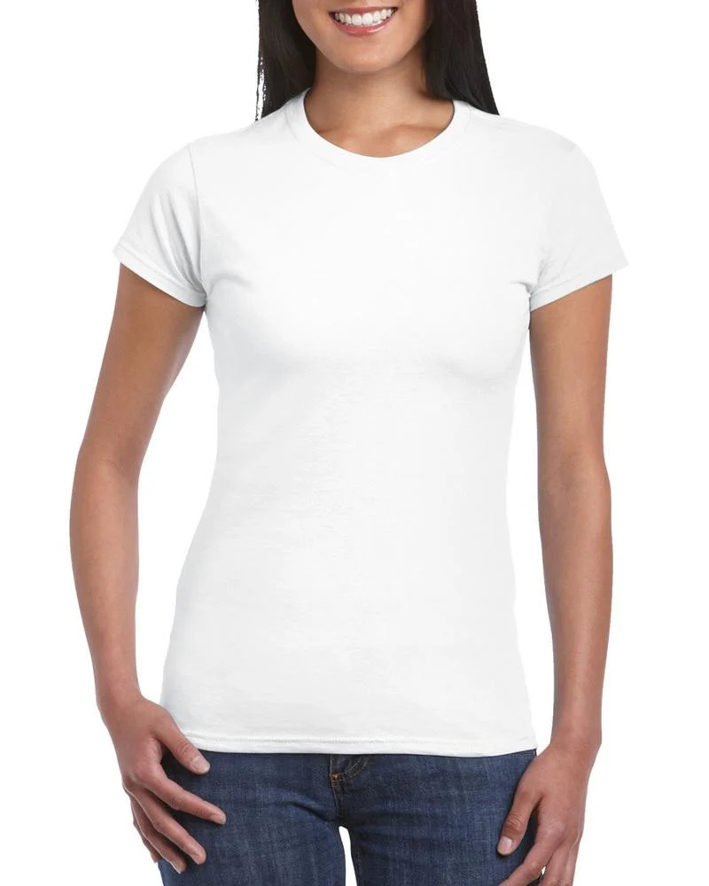 Gildan GN641 Softstyle T-shirt Dames – White