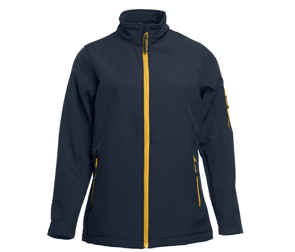 Pen Duick PK769 Atlantic Softshell Jas Dames – Navy / Gold