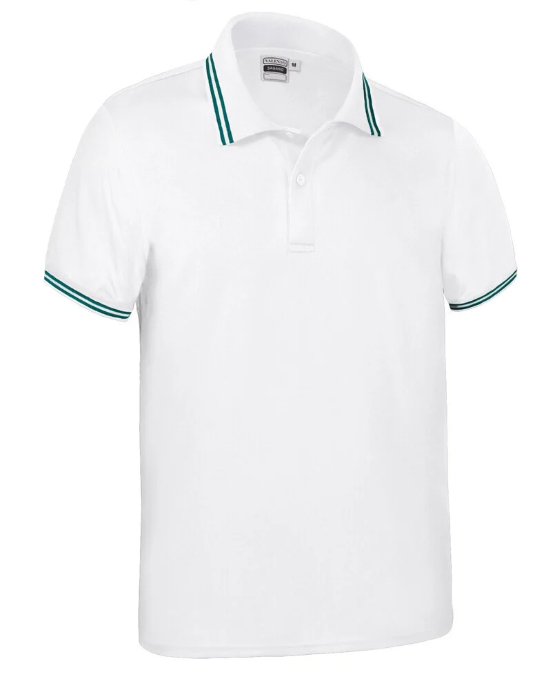 Valento POVASAG Sagano Polo – white-kelly green