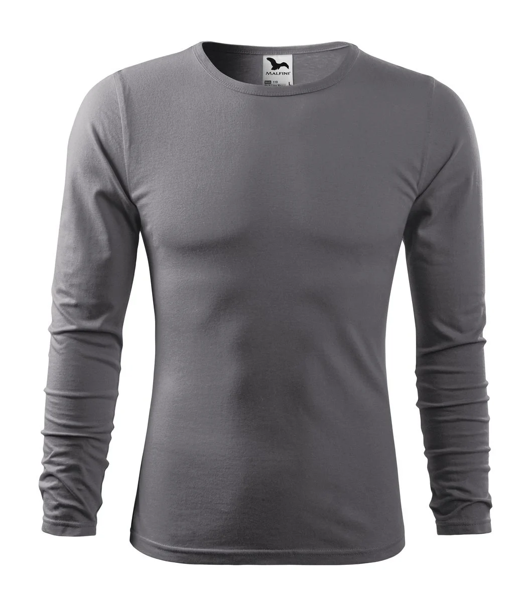 Malfini 119 T-shirt Lange Mouwen Heren – staalgrijs