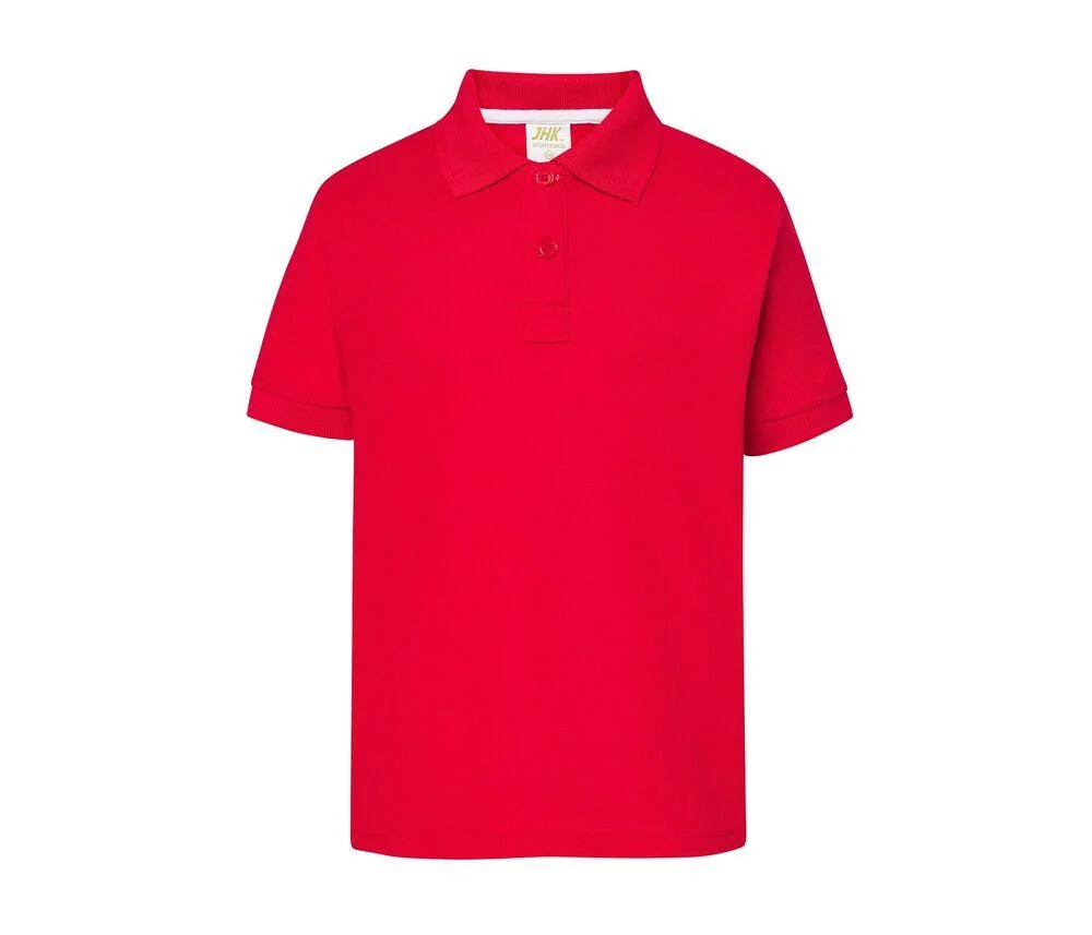 JHK JK922 Sportpolo Kinderen – Red