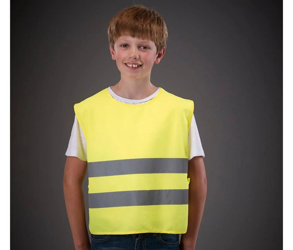 Yoko YK269C Veiligheidshesje Chasuble Kinderen – Hi Vis Yellow
