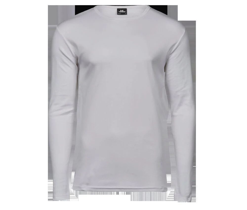 Tee Jays TJ530 Interlock T-shirt Lange Mouwen Heren – White